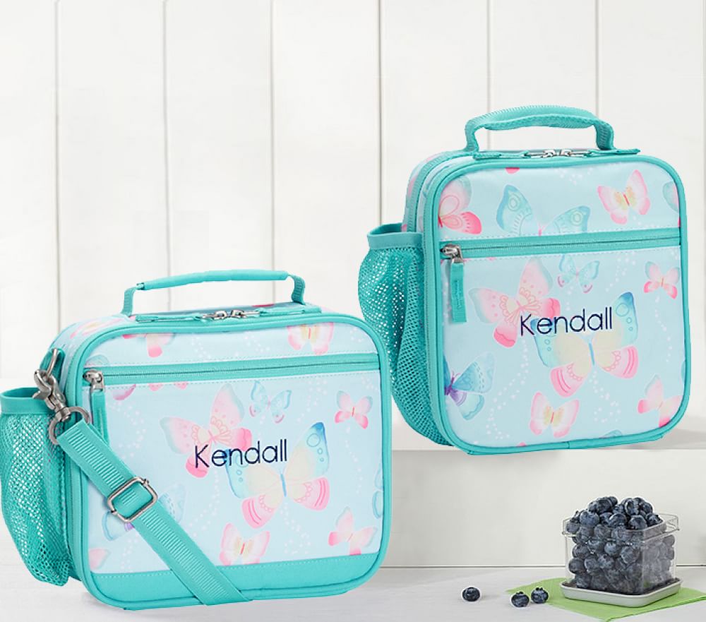 Mackenzie Aqua Gigi Butterfly Lunch Boxes